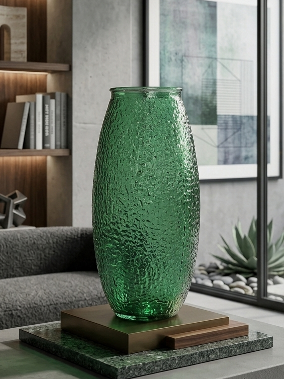 Rocky Style Glass Vase