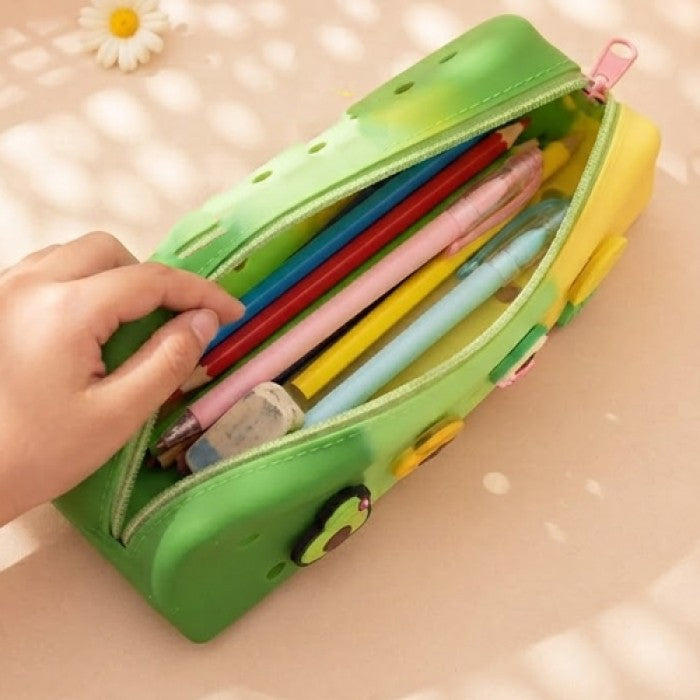 Rubber Pencil Case With Pins