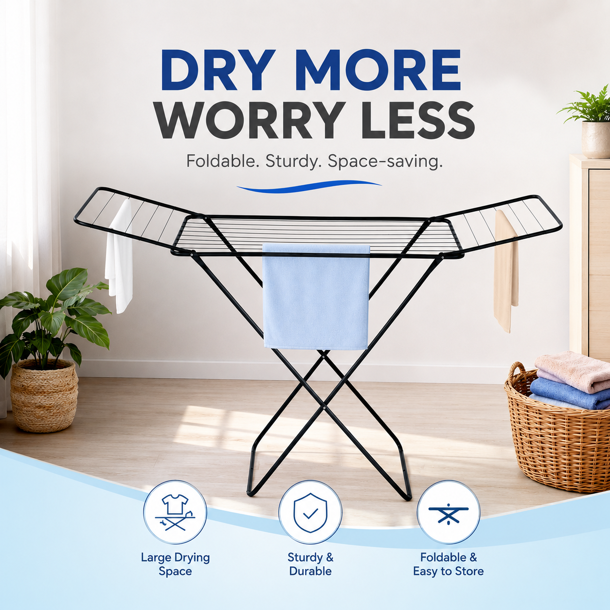 Steel Cloth Drying Rack