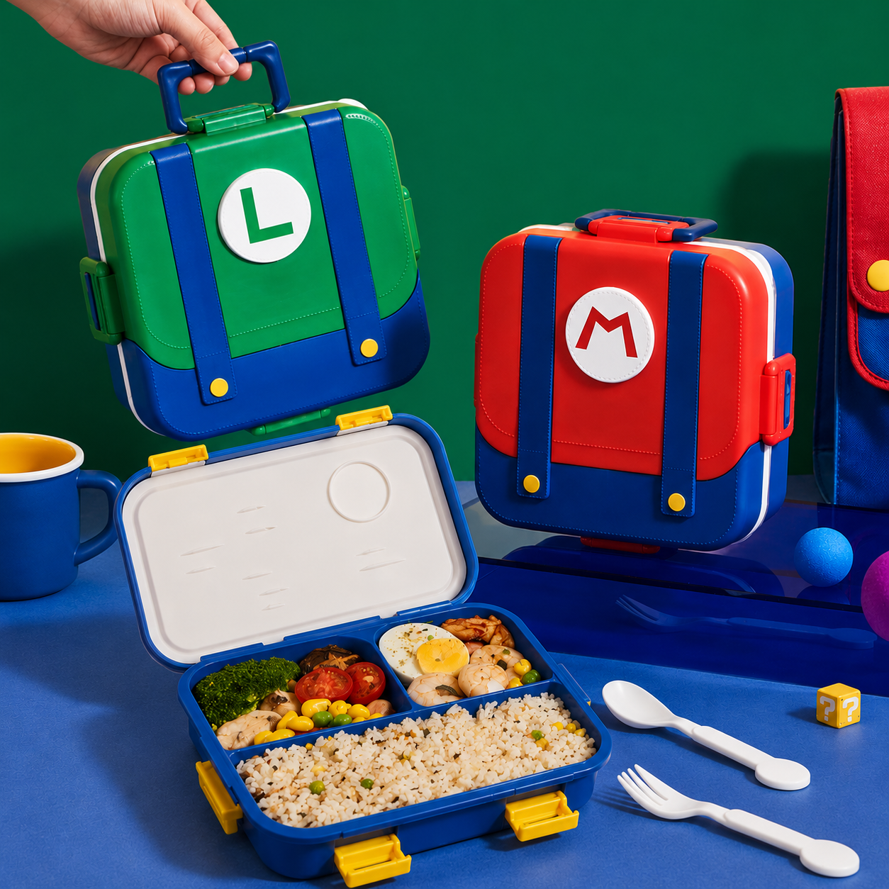 Mario & Luigi Kids Lunch Box