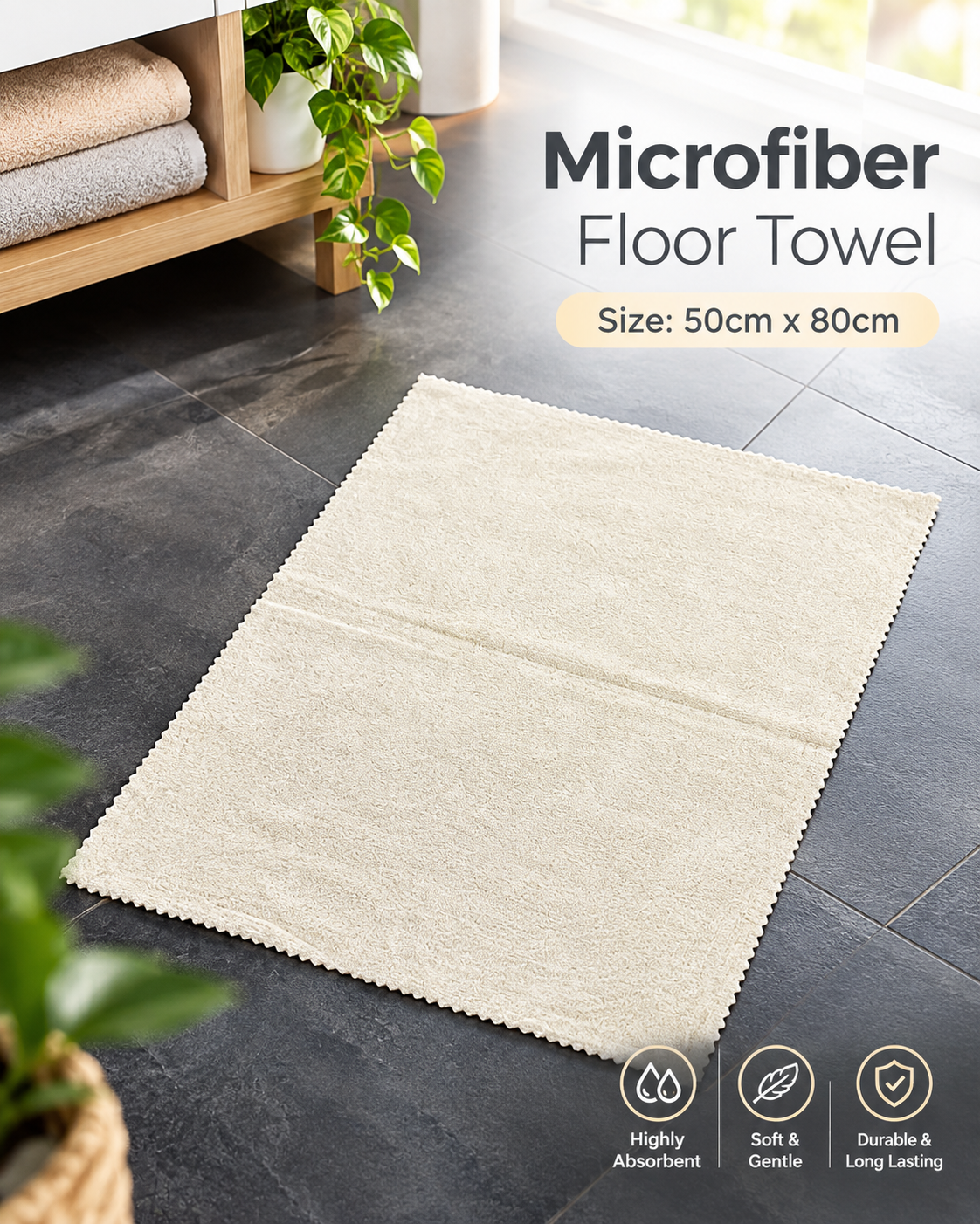 Microfiber Floor Cleaning Towel