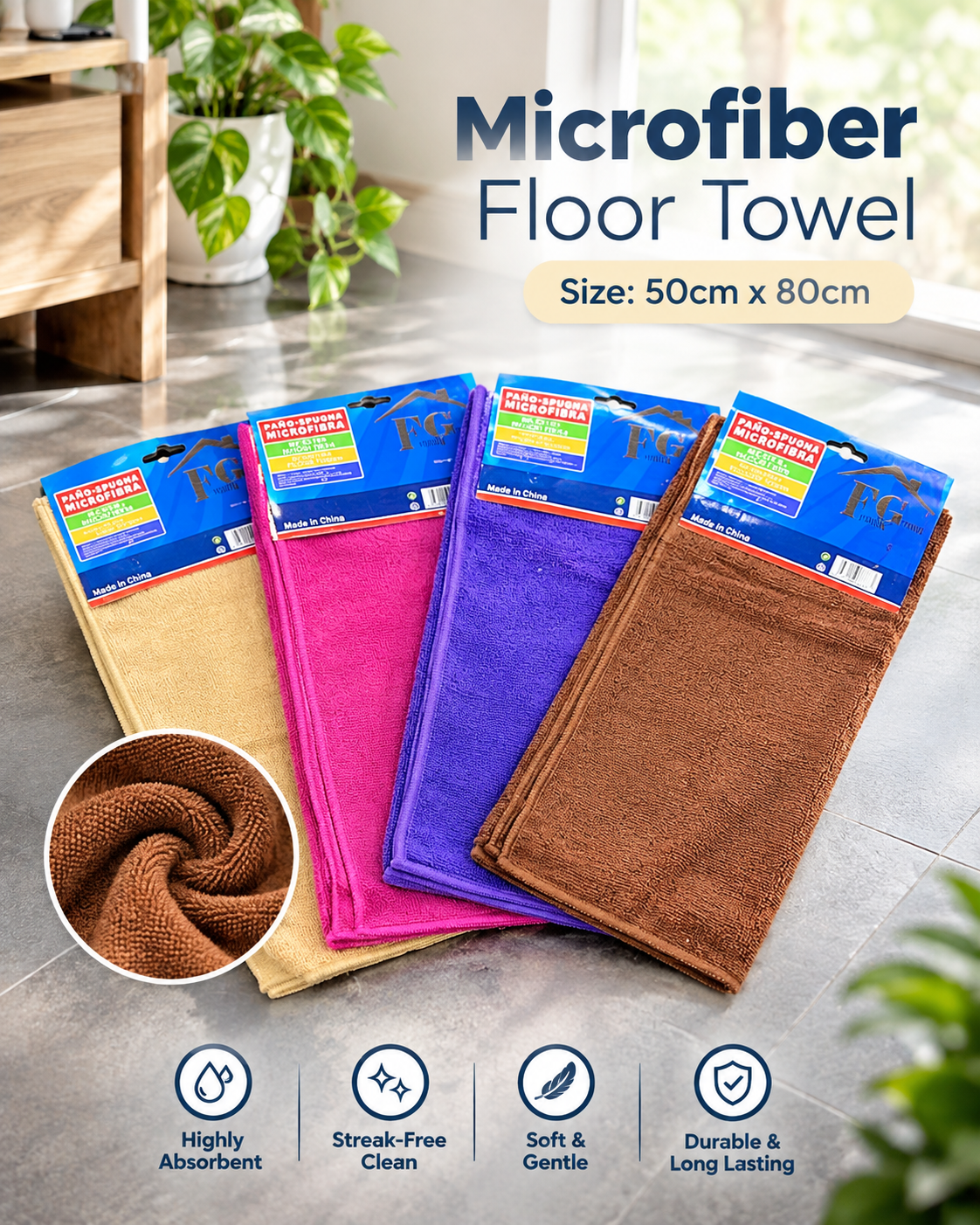 Microfiber Floor Towels