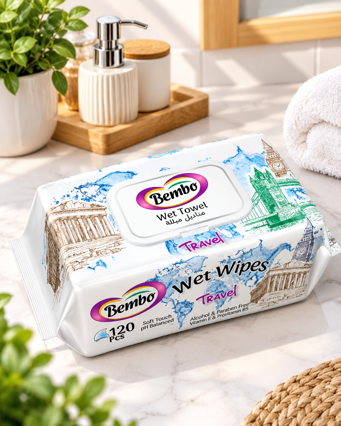 120 Sheet Wet Wipes
