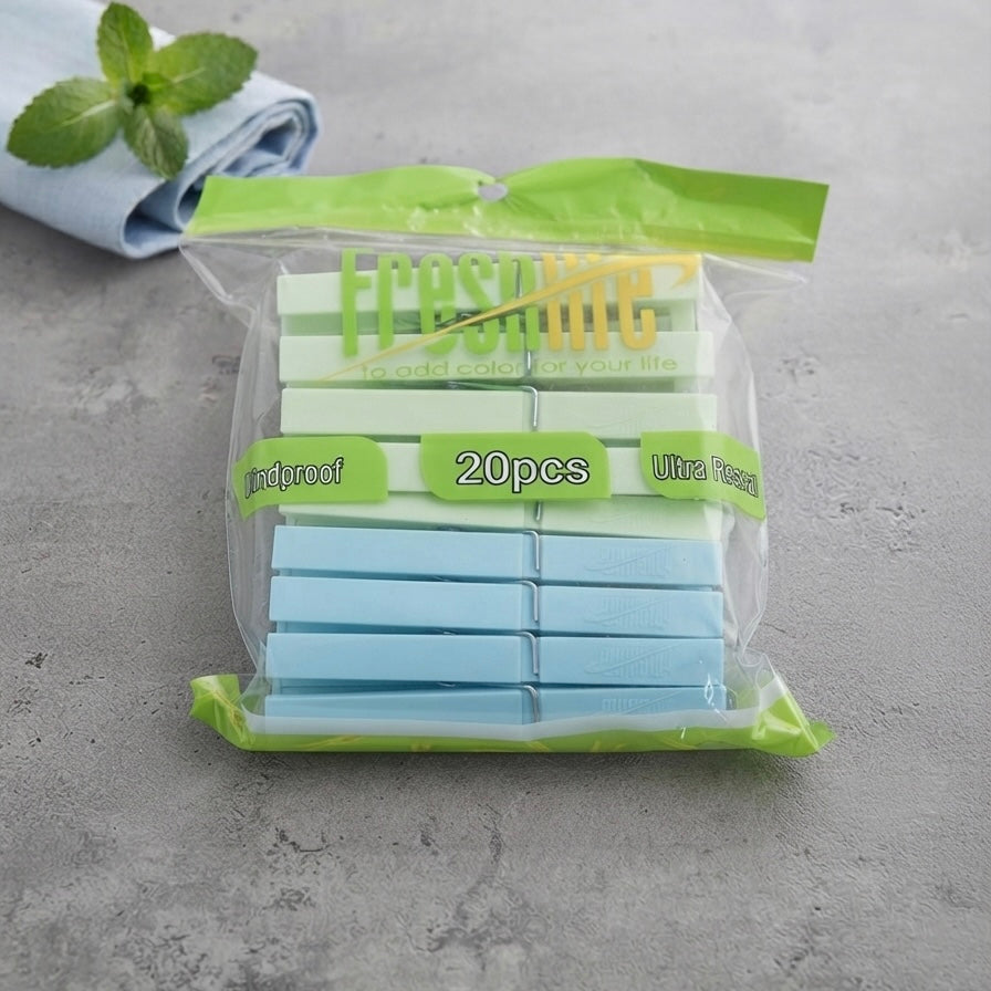20PCS Plastic Laundry Pins