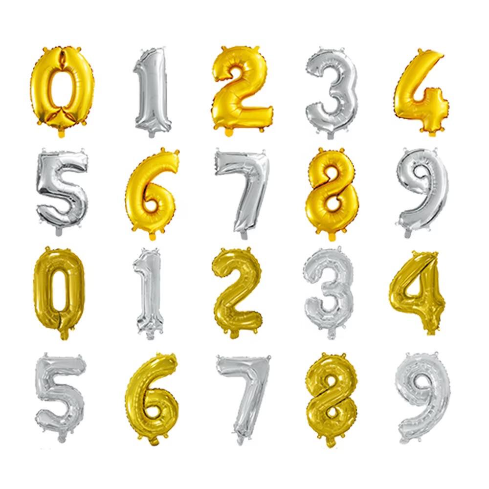 Numeral Foil Balloons