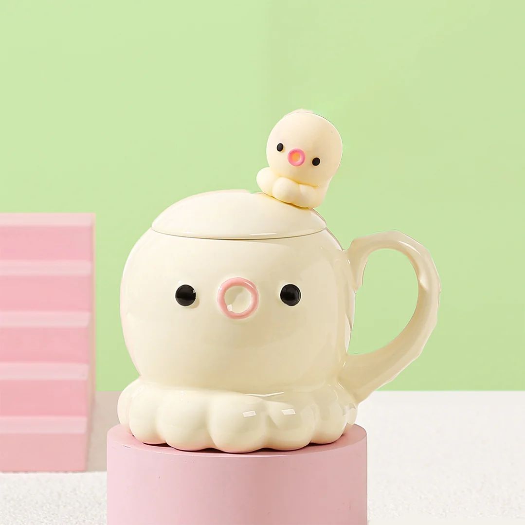 Cute Octopus Shaped Mug