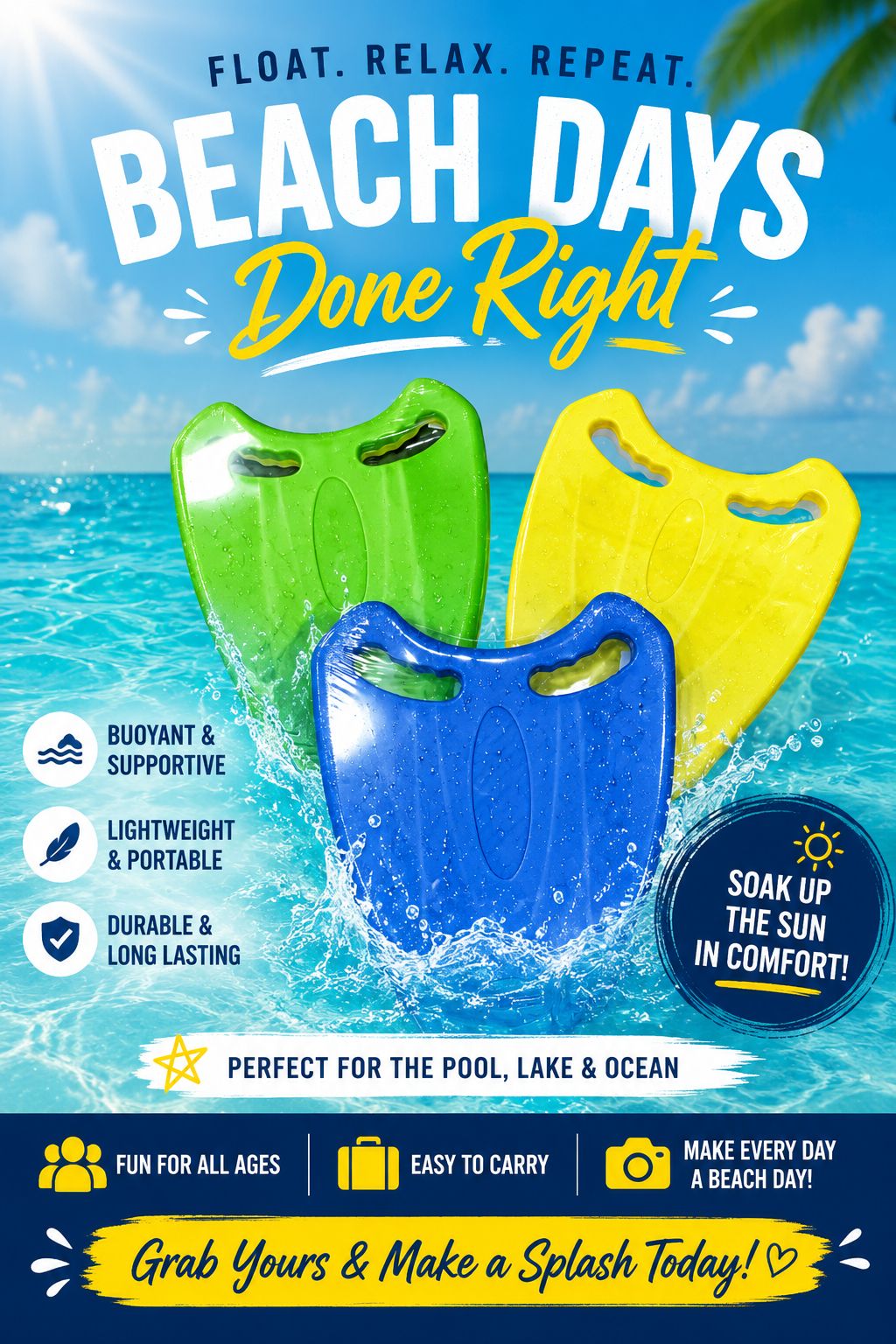 Floating Water Board - Random Color