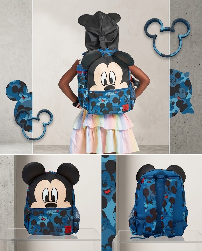 Smiggle Mickey Mouse Hooded Backpack