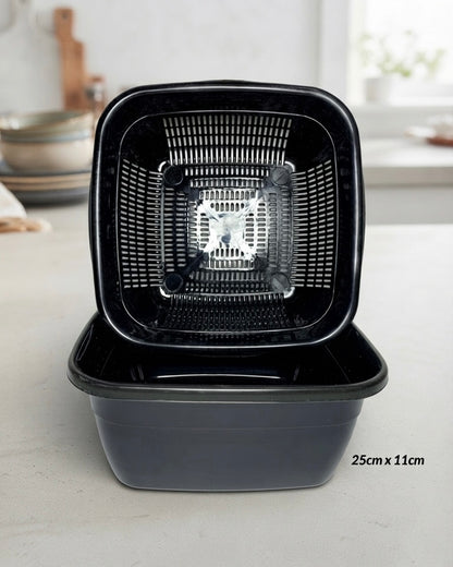 Square Kitchen Bowl with Colander