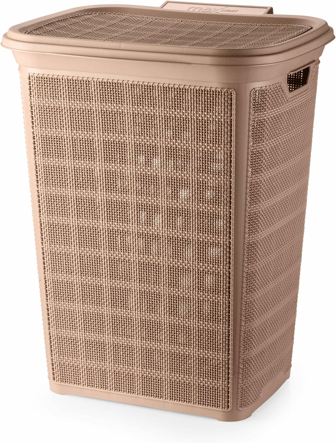 Stylish Plastic Laundry Basket With acover