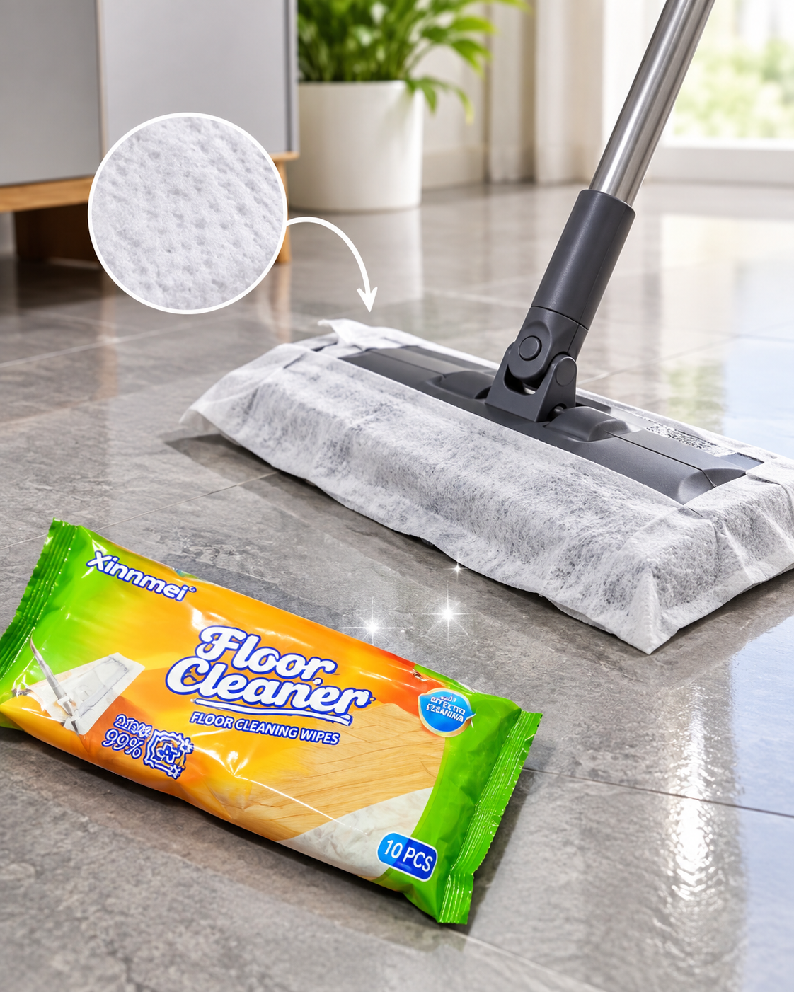 Floor Cleaning Wet Wipes