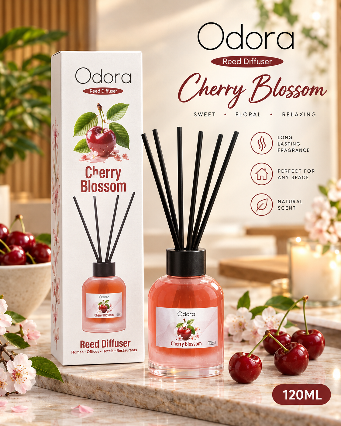Reed Diffuser - Cherry Blossom