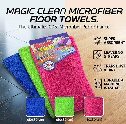 Super Microfiber Floor Cleaning Towels