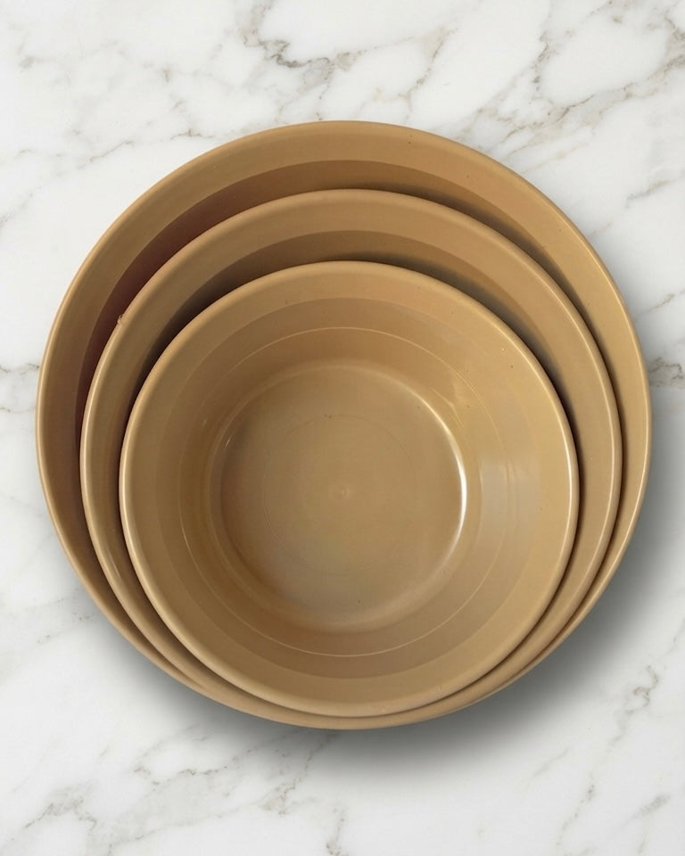 3PCS Round Bowls Set