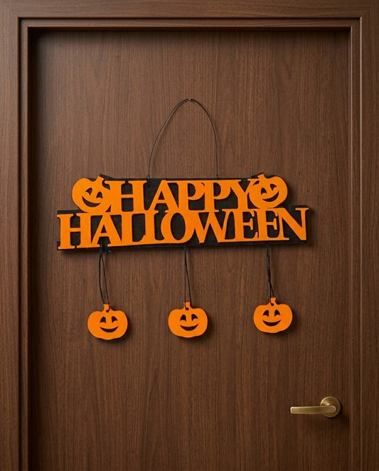 Halloween Pumpkin 1 Layer Door Hanger