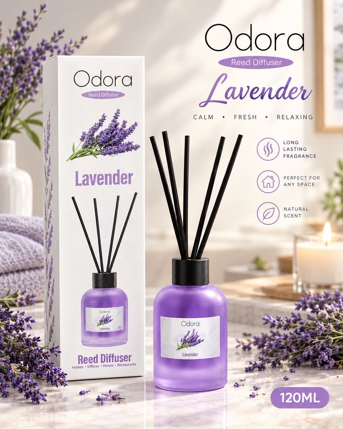 Reed Diffuser - Lavender
