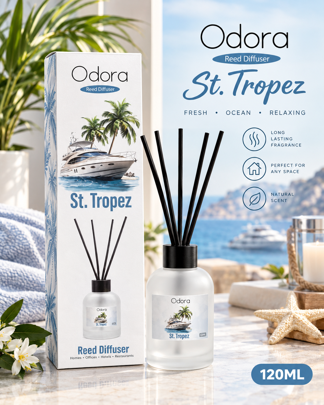 Reed Diffuser - St. Tropez