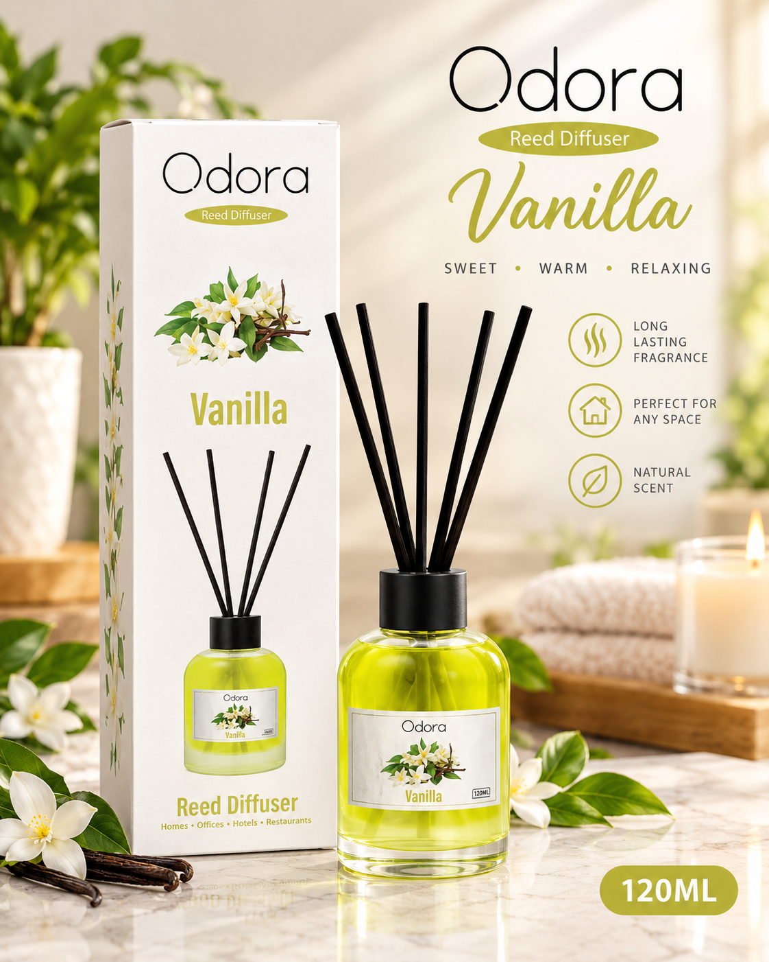 Reed Diffuser - Vanilla