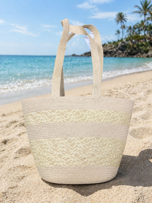 Woven Beach Shoulder Handbag