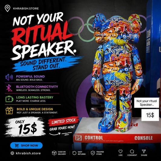 Violant Bear Design Speaker Multicolor