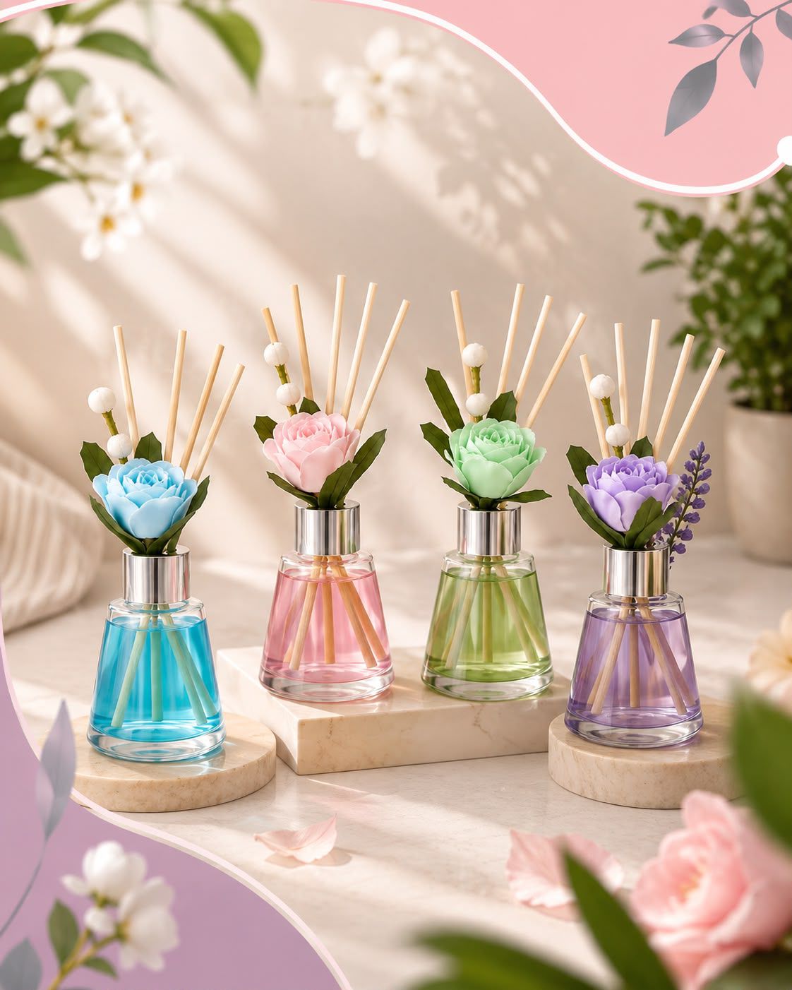 Diffuser With Flower