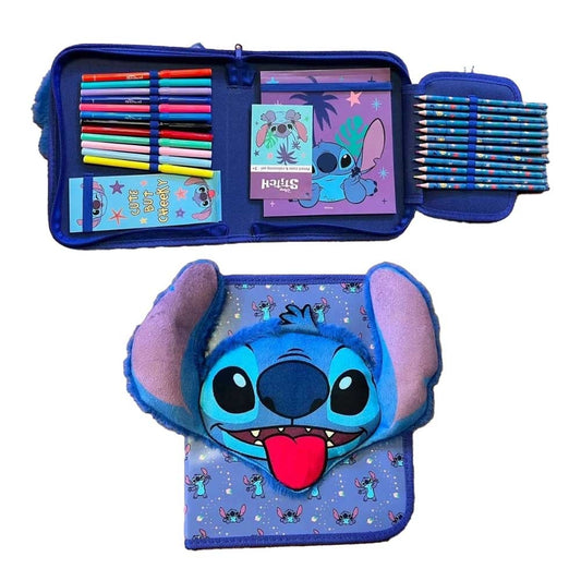 Stitch Pencil Case with Stationery